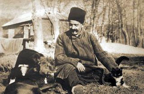 gurdjieff with dog